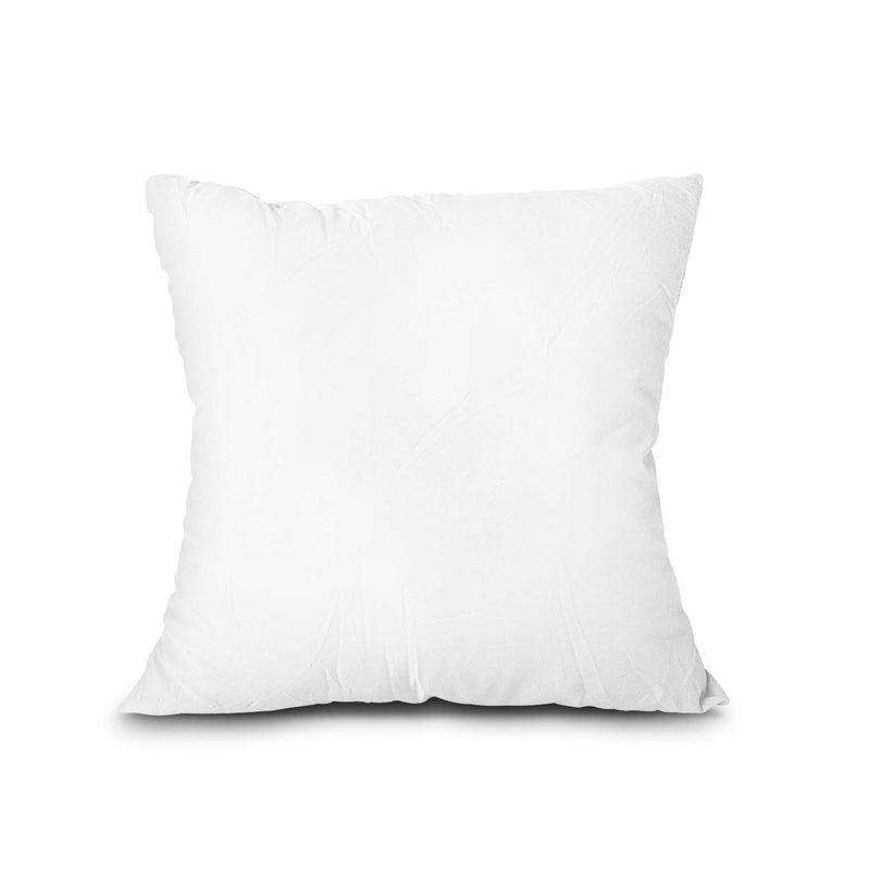 Edow Throw Pillow Insert, Lightweight Soft Polyester Down Alternative Decorative Pillow, Sham Stuffer, Machine Washable 20x20 (White, 1 Count (Pack of 1)) - Image 1